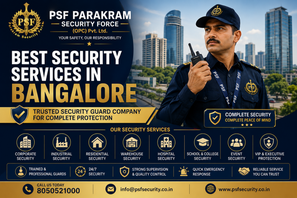 Parakaram security force opc pvt ltd best security services in bangalore