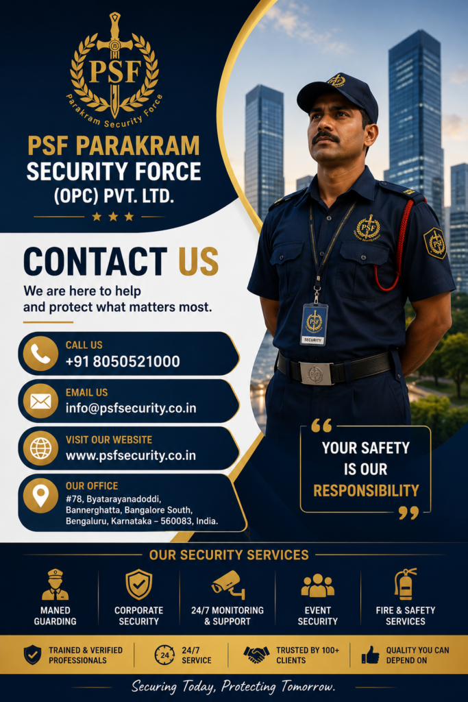 About Us – PSF Parakram Security Force (OPC) Pvt.