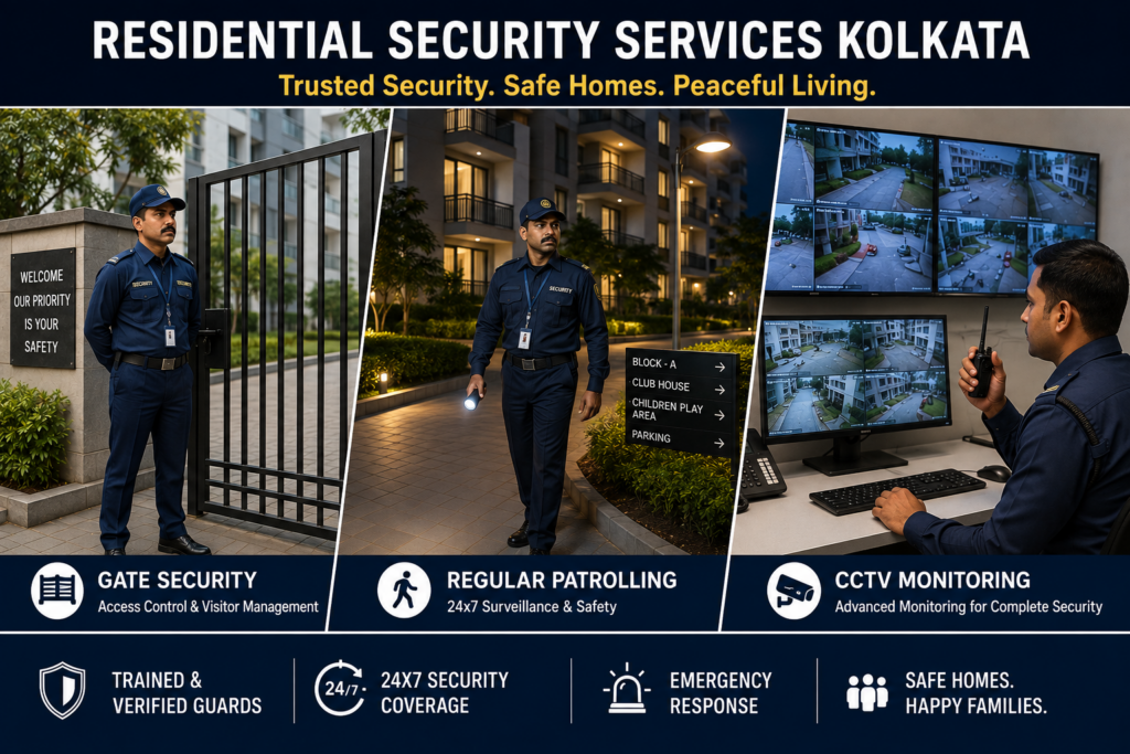 Residential Security Services Kolkata | Trusted Home & Apartment Security Guards – Parakram Security Force (OPC) Pvt. Ltd. Residential Security Services Kolkata